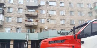В Черногорске горела квартира Фото МЧС