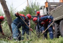 В Хакасии «Россети Сибирь» провели масштабные учения совместно с МЧС по ликвидации последствий аномального циклона Фото предоставлено пресс-службой «Россети Сибирь»