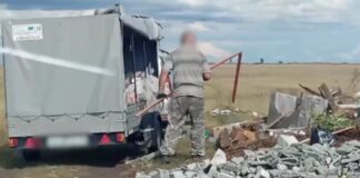 В Бейском районе инспекторы Минприроды выявили незаконный сброс мусора Кадр съемки Минприроды РХ