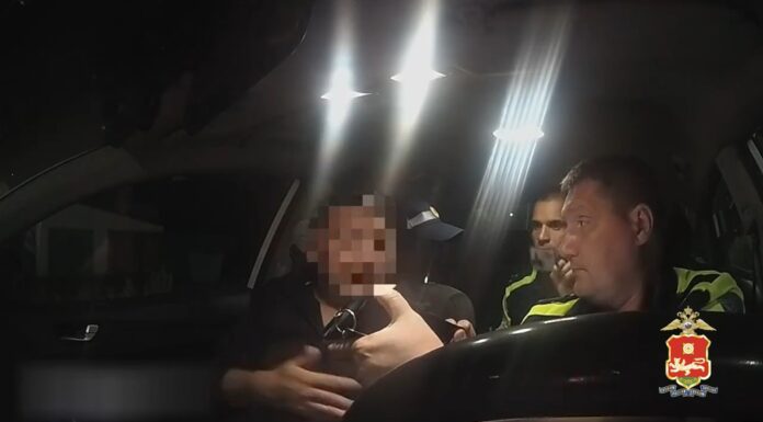 Кадр съемки МВД