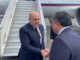 Мишустин отметил серьезный промышленный потенциал Тувы Михаил Мишустин и Владислав Ховалыг. Кадр съемки пресс-службы правительства РФ