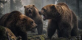 Медвежье нашествие: почему интересы людей нельзя приносить в жертву Медведи. Изображение нейросети