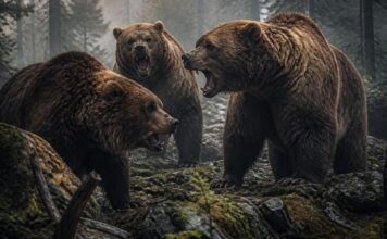 Медвежье нашествие: почему интересы людей нельзя приносить в жертву Медведи. Изображение нейросети
