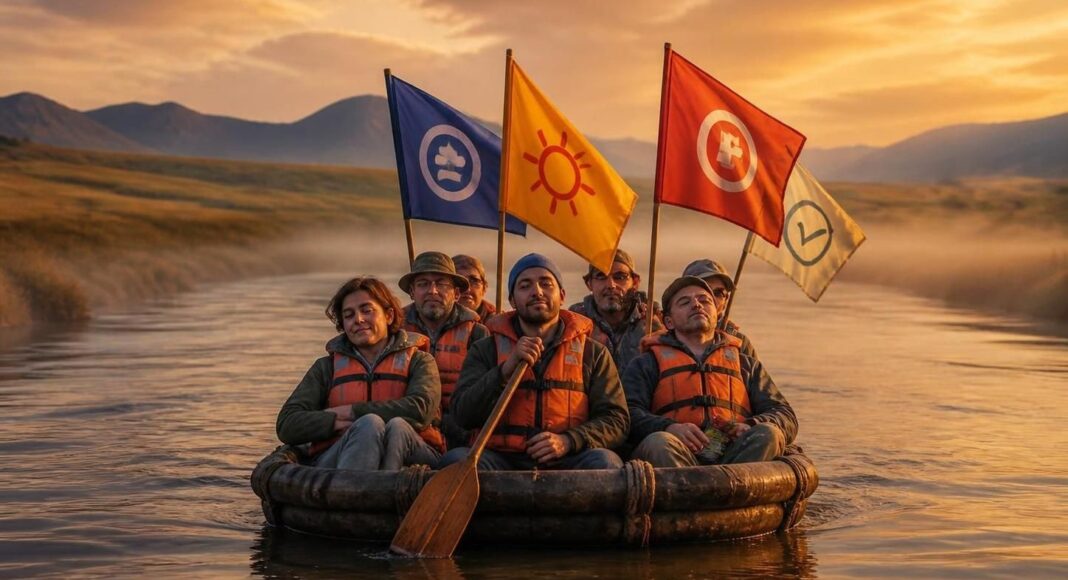 Туристы. Изображение нейросети