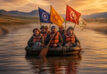 Туристы. Изображение нейросети