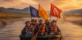 Туристы. Изображение нейросети