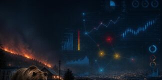 Пожары, медведи. Статистика. Аналитика. Изображение нейросети