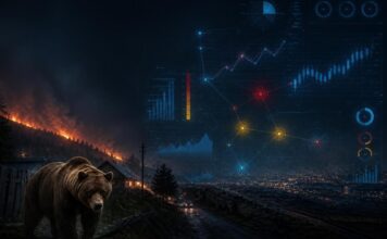 Пожары, медведи. Статистика. Аналитика. Изображение нейросети