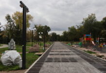 В Абакане продолжается благоустройство Парка Победы Фото: Абакан.рф