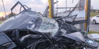 Водитель пострадал в ДТП в Усть-Абаканском районе Фото Госавтоинспекции