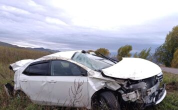 В ДТП в Боградском районе пострадал водитель ДТП в Боградском районе. Фото Госавтоинспекции