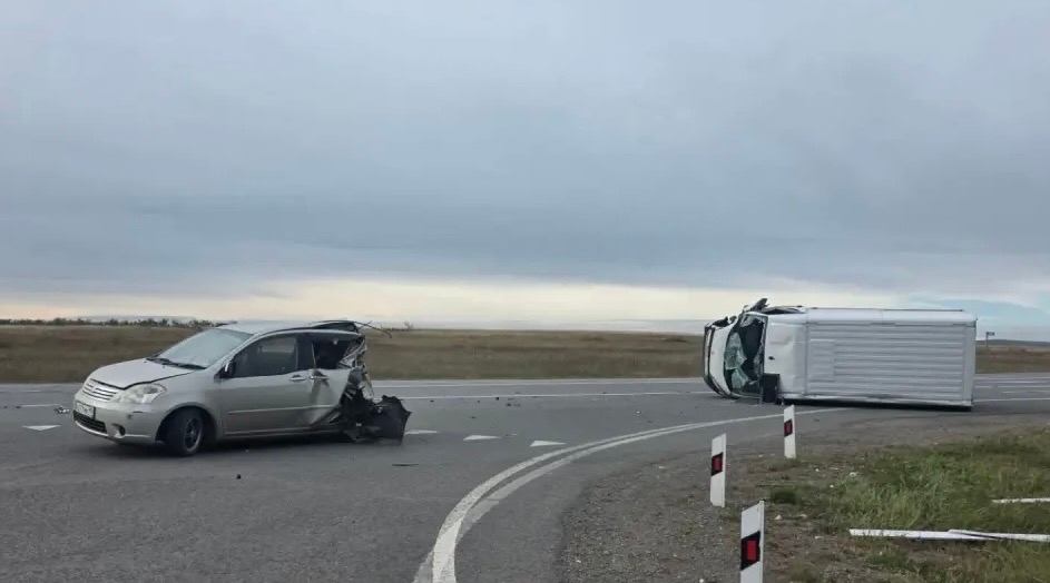 ДТП в Усть-Абаканском районе Хакасии. Фото Госавтоинспекции