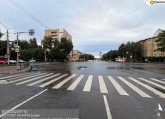 В Абакане 73-летняя женщина попала под машину Фото Госавтоинспекции