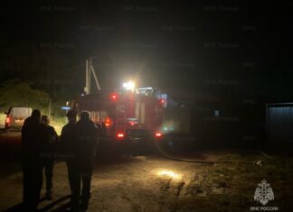Ребенок погиб при пожаре в Хакасии Фото МЧС