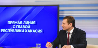 Безопасность превыше всего: глава Хакасии о медвежьей угрозе и работе на местах Прямая линия с Валентином Коноваловым. Фото пресс-службы главы РХ