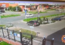 Кадр съемки видеонаблюдения