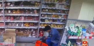 В Абакане задержали подозреваемого в серии краж из магазина Кадр съемки МВД