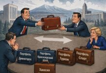 Обмен портфелями. Изображение сгенерировано ИИ