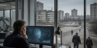Сокращение населения, дефицит работников и иллюзии вокруг ИИ: сценарий Натальи Касперской Демография и ИИ. Изображение нейросети