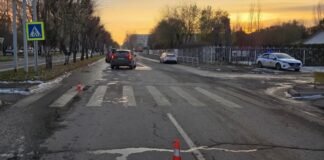 В Абакане автомобиль сбил семилетнего мальчика Фото Госавтоинспекции