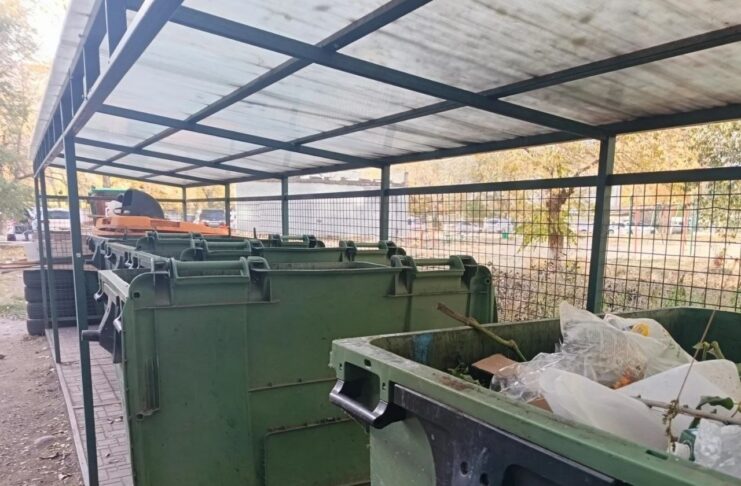 Ситуация с вывозом мусора в Саяногорске нормализовалась Фото из телеграм-канала Евгения Молоднякова