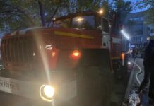 Ребенок пострадал при пожаре в Абакане Фото МЧС