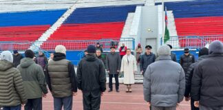 В Черногорске на стадионе «Шахтер» открыли республиканский фестиваль ГТО для сотрудников УФССП и их семей Фото: Черногорск-Информ