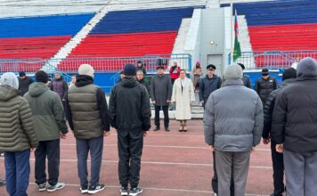 В Черногорске на стадионе «Шахтер» открыли республиканский фестиваль ГТО для сотрудников УФССП и их семей Фото: Черногорск-Информ