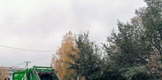 Регоператор в Абакане начал убирать завалы мусора Фото со страницы Минприроды РХ