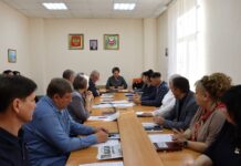 В Абазе на первой сессии депутатов нового созыва избрали председателя Первое заседание городского Совета депутатов. Фото со страницы администрации Абазы