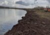 Берег Абакана укрепили в Бейском районе Фото Минприроды РХ