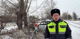 Кадр съемки ГАИ