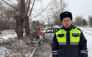 Кадр съемки ГАИ