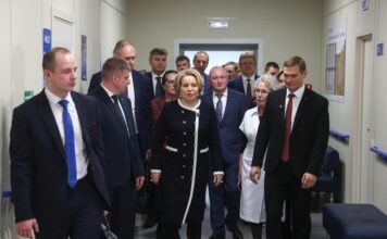 20 октября 2026 года. Рабочая поездка Председателя Совета Федерации Федерального Собрания Российской Федерации В.И. Матвиенко в Республику Хакасия. Посещение социального объекта – ГБУЗ РХ «Боградская районная больница» и поликлиники
